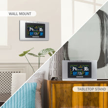 Load image into Gallery viewer, Magnavox MAC454 WEATHER STATION with Indoor / Outdoor Sensors and Alarm Clock