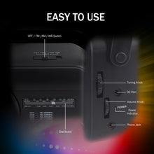 Load image into Gallery viewer, Magnavox MR4181W Portable Weather Band and AM/FM Radio