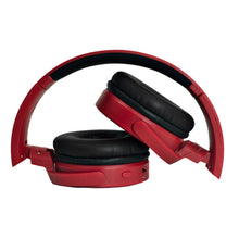 Load image into Gallery viewer, Magnavox MBH542-RD Bluetooth Wireless Foldable Stereo Headphones in Red
