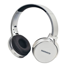 Load image into Gallery viewer, Magnavox MBH542-SG Bluetooth Wireless Foldable Stereo Headphones in Space Grey