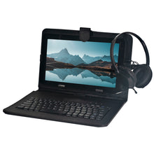 Load image into Gallery viewer, Craig CMP840 BUN-BK-HD Quad Core 10.1 in. Tablet with Keyboard Case and Headphones in Black