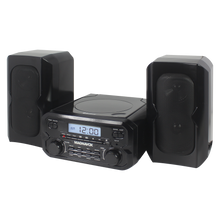 Load image into Gallery viewer, Magnavox MM435M-BK Compact CD Shelf System with FM, Bluetooth & Remote Control in Black