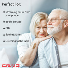 Load image into Gallery viewer, Magnavox MM435M-RG Compact CD Shelf System with FM, Bluetooth & Remote Control in Rose Gold