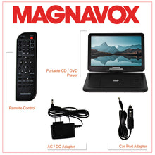 Load image into Gallery viewer, Magnavox MTFT754 Portable 11.6 Inch TFT Swivel Screen DVD/CD Player in Black