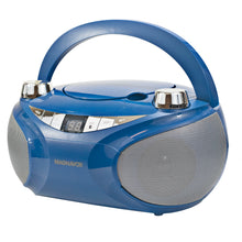 Load image into Gallery viewer, Magnavox MD6949-BL Portable CD Boombox with AM/FM Radio and Bluetooth in Blue