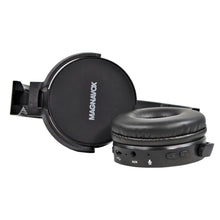 Load image into Gallery viewer, Magnavox MBH542-BK Bluetooth Wireless Foldable Stereo Headphones in Black
