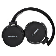 Load image into Gallery viewer, Magnavox MBH542-BK Bluetooth Wireless Foldable Stereo Headphones in Black