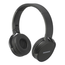 Load image into Gallery viewer, Magnavox MBH542-BK Bluetooth Wireless Foldable Stereo Headphones in Black