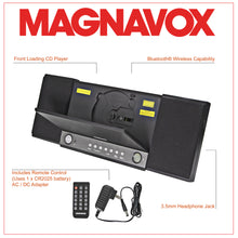 Load image into Gallery viewer, Magnavox MM444BT 3-Piece CD Shelf System with FM Radio and Bluetooth in Grey