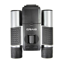 Load image into Gallery viewer, Craig CAC378 Binoculars with Digital Camera & 1.5" LCD Display in Black and Silver