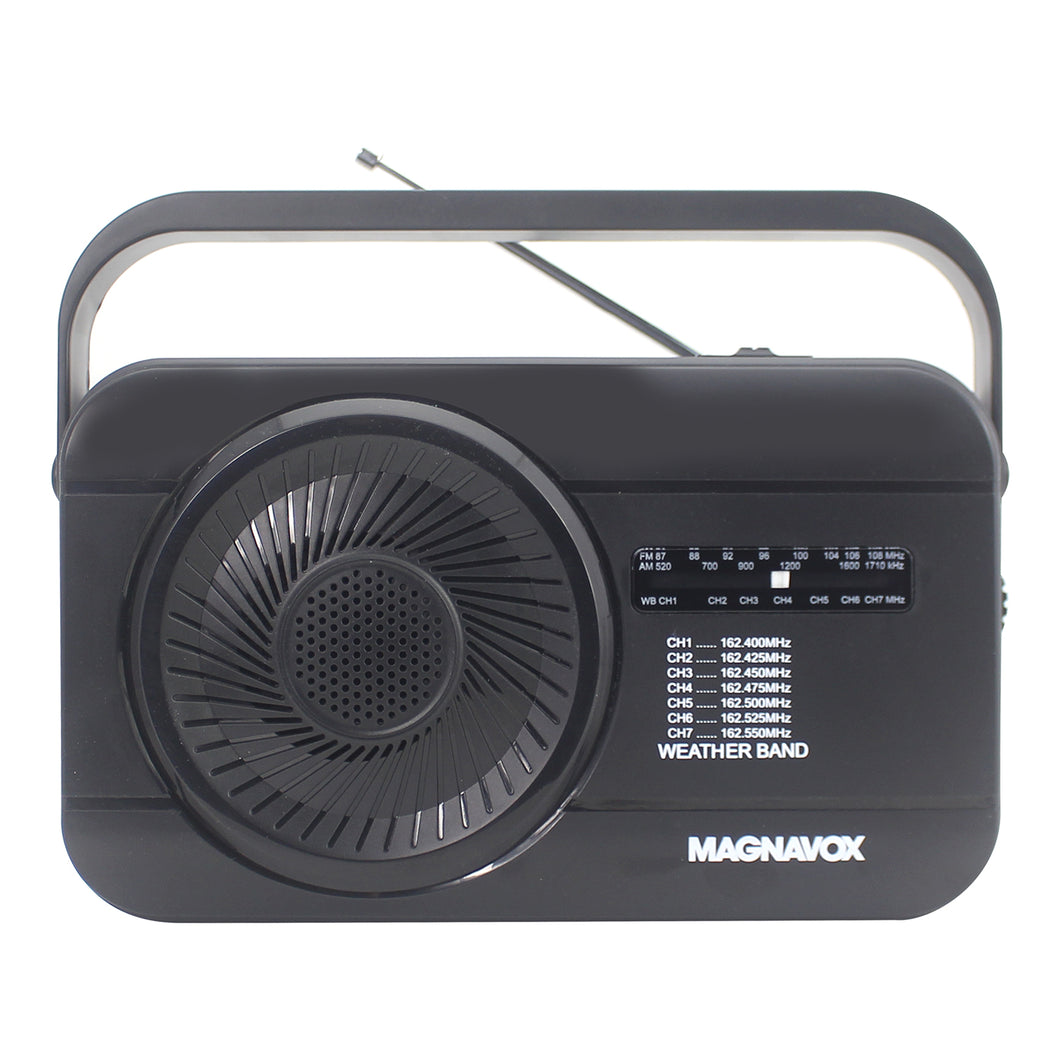 Magnavox MR4181W Portable Weather Band and AM/FM Radio